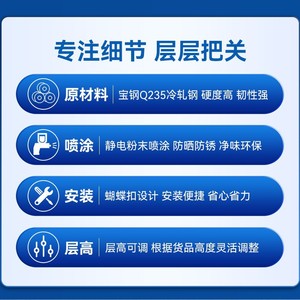 Heavy Duty Beam Type Pallet <b>Racks</b> 50X50Mm Wire Mesh Cold <b>Rolled</b> Steel Powder Coated Blue For Cross Border Warehouses - Product Image 2