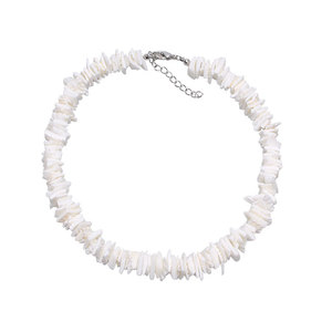 Natural Colored <b>Shell</b> Necklace Irregular Beads Clavicle Chain For Women Party Fashion Jewelry Yiwu Origin X0032 - Product Image 5