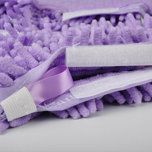 Funda de Repuesto para Mopa a Vapor de Chenilla, Color Morado, Rectangular, Lavable, Accesorio de Limpieza para el Hogar - Product Image 3
