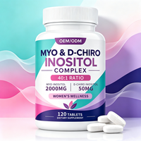 Comprimés de Myo-D-Chiro-Inositol Marque Blanche, Rapport 40:1, Formule Personnalisée, Complément de Bien-être Féminin, Fabricant OEM ODM, Fournisseur ODM