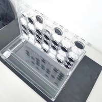 Lucite Acrylic Connect 4 Game 3mm d'épaisseur comme un cadeau Judaica Pack plat emballé