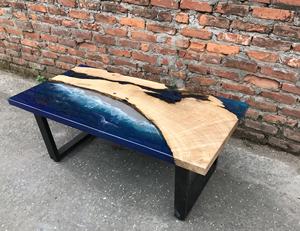 Nouveau design unique tendance 2026 pour plateau de table à manger en bois motif vague 2025, livraison gratuite, vente en gros en vrac pour la Nouvelle-Orléans - Product Image 6