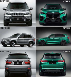Cản trước xe <span class=keywords><strong>E70</strong></span> đến F95 dành cho BMW X5 <span class=keywords><strong>E70</strong></span> 2008-2013 nâng cấp 2024 G05 F95 X5M, bộ body kit, chắn bùn, nắp capo động cơ, đèn pha <span class=keywords><strong>E70</strong></span> - Product Image 2