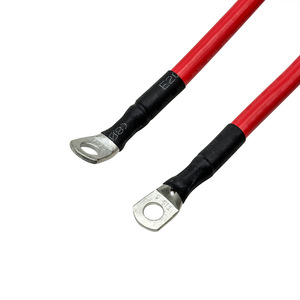 Motorcycle <b>Battery</b> Cable T16 6mm2 <b>Ring</b> Terminal Wire Copper For Replace Repair - Product Image 2