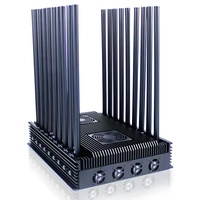 18 anten yüksek güç 142W masaüstü VHF UHF GSM CDMA LTE 2G 3G 4G 5G GPS Wifi özelleştirilmiş olabilir sinyal dedektörü sinyal amplifikatörü