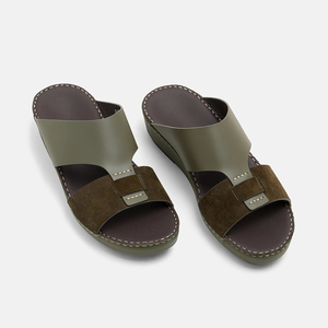 Sandalias Árabes Cosidas a Mano, Cuero Italiano de Primera Calidad, Gamuza Genuina, Calzado Masculino, Tendencia 2026, Sandalias Personalizadas - Product Image 2