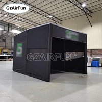 Tente de simulateur de golf gonflable mobile de haute qualité à prix de gros d'usine, facile à installer