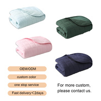Couverture matelassée légère pour berceau de bébé en bambou biologique, super douce, matelassée, prête à être expédiée