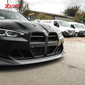 <span class=keywords><strong>Grille</strong></span> de <span class=keywords><strong>radiateur</strong></span> en fibre de carbone sèche noire brillante XTREME pour BMW G80 G81 G82 G83 M3 M4, calandre avant de type V, calandre de voiture - Product Image 4