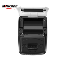 Printer Thermal Nirkabel BT Portabel Mj5808 58mm, Printer Struk Mini Nirkabel untuk Android IOS Mobile