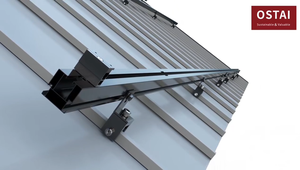Supports de montage de <span class=keywords><strong>panneaux</strong></span> solaires anodisés noir mat de haute qualité EGS - Product Image 5