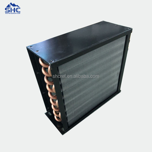 Fournisseur de serpentins de condenseur de réfrigération Mini condenseur de refroidissement par air <span class=keywords><strong>Prix</strong></span> du condenseur refroidi par air industriel - Product Image 5
