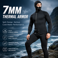 En stock Combinaison de plongée professionnelle en néoprène 7 mm avec coutures GBS pour la vente en gros