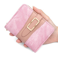 Portefeuille portable géométrique en PU pour femme, grande capacité, style vintage, avec porte-cartes – Vente en gros