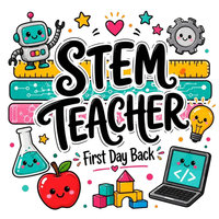 Transferts DTF pour la rentrée scolaire, prêts à poser, pour enseignants, conseillers SPED et STEM, transferts thermiques pour T-shirts et sweats à capuche