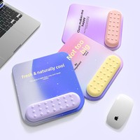 Protège-poignets pour bureau, tapis de souris, protège-poignets pour femme, support de poignet, tapis de souris antidérapant à dégradé pour ordinateur, vente en gros