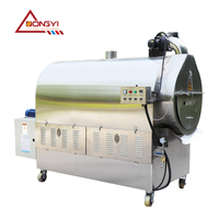 Máquina de torradeira multifuncional dongyi 400kg, para amassar nozes de sésame, frango, palhaço de soja
