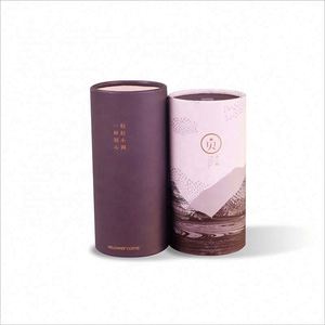 New design custom paper cylinder <b>box</b> high quality paper tube for mellower coffee - Product Image 1