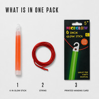 Bâtons lumineux en plastique en vrac, bâtons lumineux d'urgence, bâtons lumineux qui brillent dans le noir, cadeaux de fête pour le camping, la survie en plein air et les événements festifs