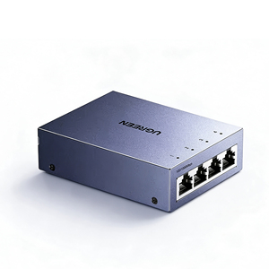 Convertisseur de média UGREEN CM368 Gigabit monomode monofibre 1 SC 4 ports Ethernet RJ45 Transmission 3KM - Product Image 1