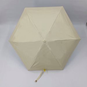 Parapluie compact pliable pas cher pour femme, avec logo imprimé, 5 plis, ouverture manuelle, protection UV, format <span class=keywords><strong>de</strong></span> poche, pour sac - Product Image 5