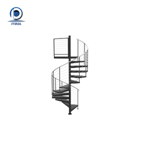 PRIMA froid Z <span class=keywords><strong>forme</strong></span> faisceau acier fer marches <span class=keywords><strong>escalier</strong></span> en colimaçon moderne Simple Style dans la <span class=keywords><strong>bibliothèque</strong></span> décoration de la maison Art - Product Image 4