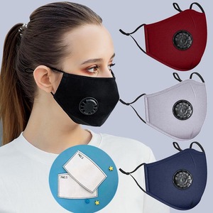 Mascherina in Tessuto 3D per Adulti, 100% Cotone, Ecologica, Lavabile, Traspirante, <span class=keywords><strong>Nera</strong></span>, Taglia Grande, Unisex, per Compleanno, Vendita all'Ingrosso dal Produttore - Product Image 1