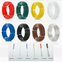 Fil de câble PTFE 12 14 16 18 20 22 24 26 28 AWG Cuivre étamé flexible UL1332