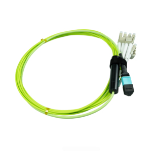 Bán Hot om5 MPO-12 LC sợi cáp tổn thất thấp sợi quang thiết bị cho băng thông cao Mạng - Product Image 2