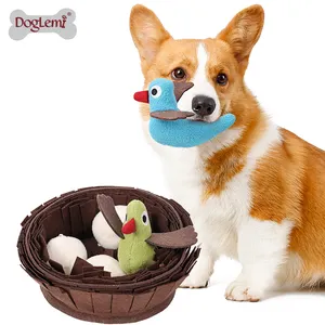 Jouet de dressage pour chien, fabricant Nid d'oiseau conception polaire nourriture personnalisée jouets interactifs pour chiens