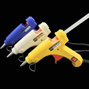 Mini <span class=keywords><strong>pistolet</strong></span> à <span class=keywords><strong>colle</strong></span> chaude à préchauffage rapide, <span class=keywords><strong>pistolet</strong></span> à <span class=keywords><strong>colle</strong></span> thermofusible 20W <span class=keywords><strong>pour</strong></span> réparations rapides à domicile, travaux manuels, bricolage et décorations de fêtes - Product Image 1