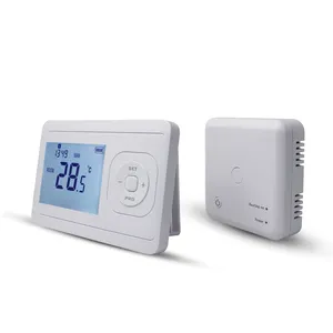 868mhz 433mhz Wall Mounted Boiler Water Heating Thermostat RF Wireless Hydro Heating System