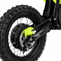Moto tout-terrain électrique EM5 Pro 5600W 52MPH 60 miles d'autonomie 60V 27Ah Pneus 17''14'' Double suspension Freins hydrauliques IPX6