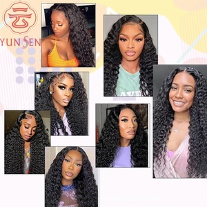 Peluca de Cabello Humano 100% con Frente de Encaje HD 13*6 |   Textura de Ondas de Agua |   Natural y Voluminoso - Product Image 4