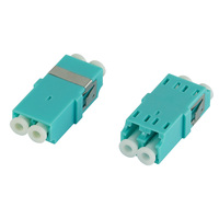 Adaptateur duplex LC/UPC 2 cœurs OM3 OM5 OS2 Adaptateur fibre optique OM4 Coupleur fibre optique LC-LC pour réseaux FTTH 4G et Wi-Fi