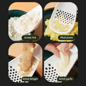 Cuillère de cuisine, écumoire, spatule ajourée, spatule de retournement, cuillère ajourée résistante à la chaleur avec maille - Product Image 5