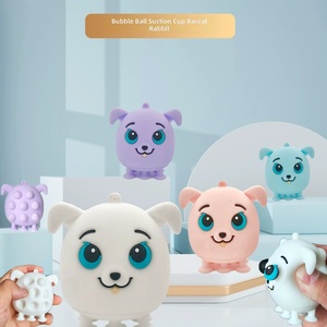 Jouets à succion animaux en silicone 3D éducatifs Mingge pour cadeaux de fête pour enfants, rembourrages de sacs cadeaux et de piñatas - Product Image 2