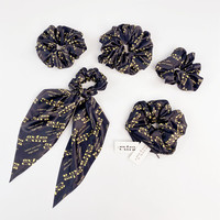 Chouchou en satin personnalisé avec fermeture éclair, accessoires pour cheveux, poche secrète, chouchous en velours élastiques avec fermeture éclair