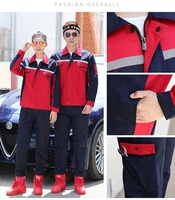 Chemise de travail en polycoton à manches courtes vêtements de travail légers usine plombier mécanicien réparateur automobile vêtements de travail uniforme