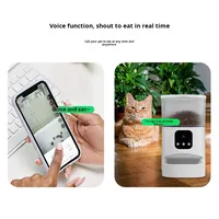 Distributeur automatique intelligent pour animaux de compagnie avec contrôle vocal à distance et minuterie, système d'alimentation vidéo pour chats et chiens à usage domestique, fabriqué par ODM