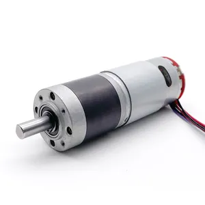 Geared Motor With Encoder China Supplier 12v 24v Micro Brush 36mm 555 Dc Planetary Gear Motor With 500ppr Encoder