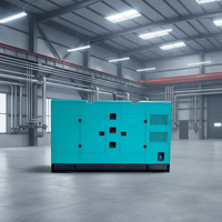 Générateur mobile monophasé 60KVA XGY-60 à 100% d'efficacité avec ATS, capot insonorisé, 200A 400V/230V/220V 50/60Hz, démarrage 24V DC, 1800W