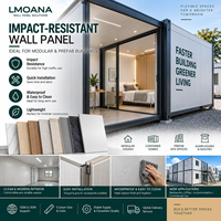 Panneau mural résistant aux chocs, densité 1.0, facile à nettoyer, plaque murale pour maison préfabriquée modulaire, cabane, kit de villa