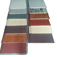 Panneau sandwich ignifuge, insonorisant et écologique pour toiture de chambre froide, avec âme en acier galvanisé aluminium-zinc pour mur extérieur