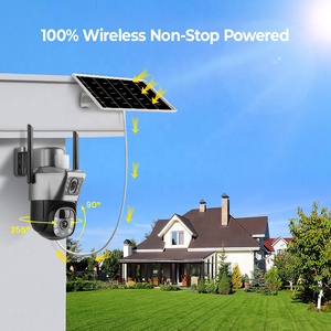 V380 Pro Dual Lens Alarm Linkage 4MP Solar Battery Powered Wifi Ptz <span class=keywords><strong>Camera</strong></span> Outdoor Wireless CCTV 4G Sim Card Cámara solar - Product Image 5