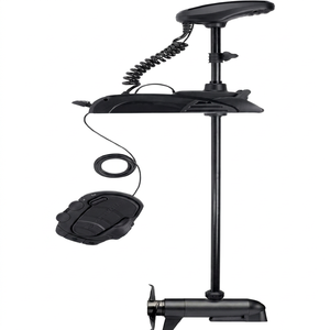 Moteur électrique de pêche à la traîne Terrova à fixation sur le bâton de direction avec GPS, Spot-Lock, MEGA Down Imaging – 80 lb. Thrust, 45 pouces. Étang, eau douce - Product Image 1