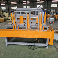 Machine d'assemblage automatique de pieds de palettes Invech à haute productivité (trois à cinq blocs) avec composants PLC