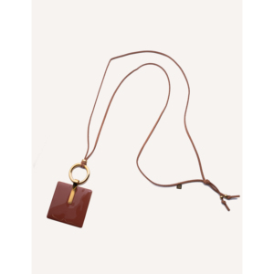 Collana di Moda YCY 19 con Smalto Color Cioccolato - Product Image 2