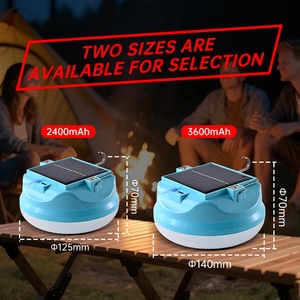 Năng lượng mặt trời LED Sạc Bóng Đèn ngoài trời không thấm nước ánh sáng khẩn cấp với xách tay đĩa bay móc cho hộ gia đình sử dụng - Product Image 5