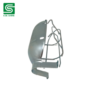Vintage Wire Hand Lamp <strong>Cage</strong> Pendant <strong>Light</strong> <strong>Shade</strong> in Gun Metal - Product Image 4